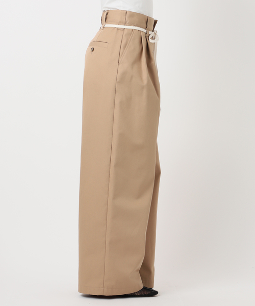 JOURNAL STANDARD（ジャーナルスタンダード）の「TCチノワイドパンツ（チノパンツ・レディース・ベージュ・36/38）」の14枚目の写真