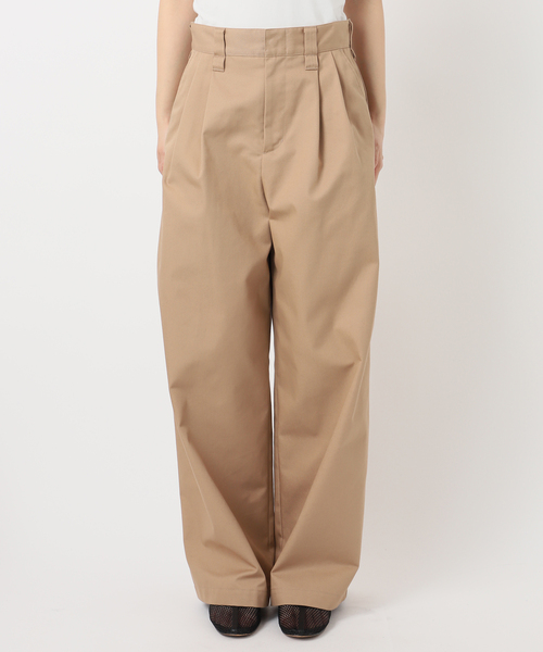 JOURNAL STANDARD（ジャーナルスタンダード）の「TCチノワイドパンツ（チノパンツ・レディース・ベージュ・36/38）」の8枚目の写真