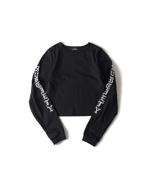Subciety(サブサエティ)の「Sleeve embroidery tee【WOMEN】(Tシャツ/カットソー・レディース・ホワイト/オレンジ/イエロー/ブラック・FREE)」の15枚目の写真