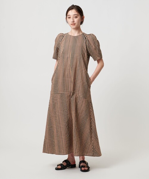 UNITED ARROWS（ユナイテッドアローズ）の「パフスリーブ チェック ワンピース -ウォッシャブル-（ワンピース・レディース・その他5/その他2・38/36）」の11枚目の写真
