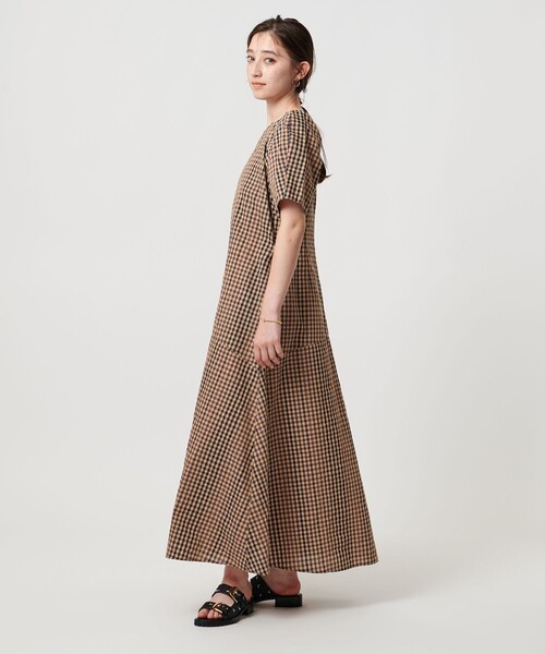 UNITED ARROWS（ユナイテッドアローズ）の「パフスリーブ チェック ワンピース -ウォッシャブル-（ワンピース・レディース・その他5/その他2・38/36）」の14枚目の写真