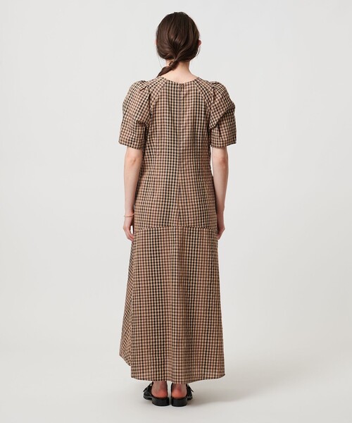 UNITED ARROWS（ユナイテッドアローズ）の「パフスリーブ チェック ワンピース -ウォッシャブル-（ワンピース・レディース・その他5/その他2・38/36）」の5枚目の写真