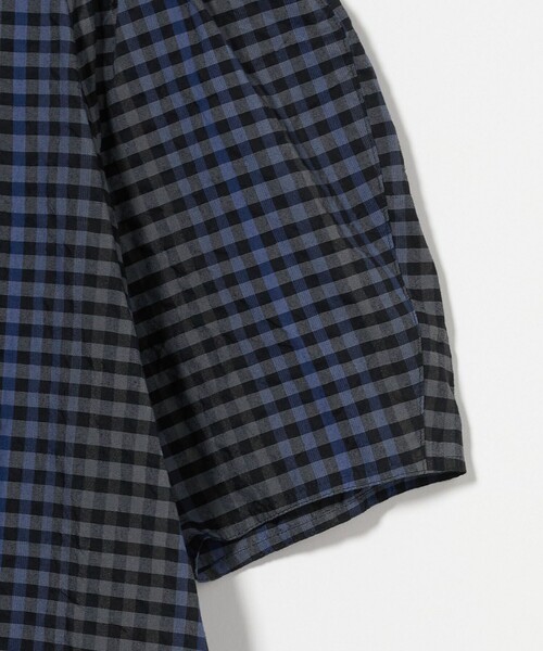 UNITED ARROWS パフスリーブワンピース ーウォッシャブルー UNITED ARROWS ワンピース パフスリーブ チェック