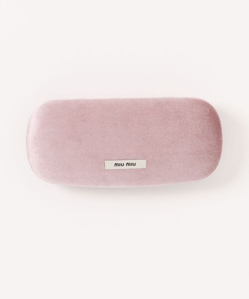 miu miu(ミュウミュウ)の「【miumiu/ミュウミュウ】ラウンド メガネ MU02WVF 14L1O1(メガネ・レディース・ブラウン・FREE)」の4枚目の写真
