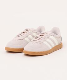 adidas（アディダス）の「adidas アディダス BREAKNET SLEEK SUEDE レディーススニーカー 薄底 ロープロファイル(ブレイクネットスリークスエード) JQ8268 パテモーブ/コアホワイト/ガム（スニーカー）」