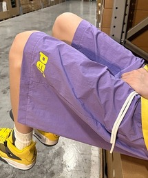 WARAIJOGO（ワライジョウゴ）の「【WARAIJOGO】ビビッドカラーロゴハーフパンツ(NEZ)（その他パンツ）」
