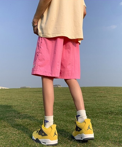 WARAIJOGO(ワライジョウゴ)の「【WARAIJOGO】ビビッドカラーロゴハーフパンツ(NEZ)(その他パンツ・メンズ・グリーン/パープル/イエロー/ブラック・FREE)」の21枚目の写真