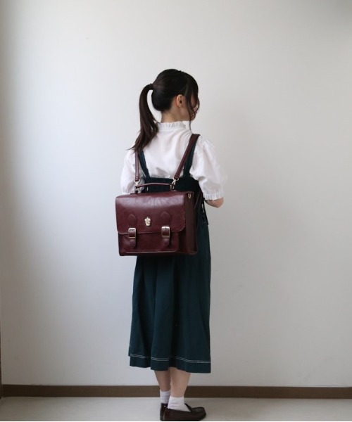 BACKYARD FAMILY(バックヤードファミリー)の「FLAPPER ハリーポッター ホグワーツ エンブレム 3wayリュック(バックパック/リュック・レディース・マスタード/ワインレッド/ネイビー/ライトブルー/ダークグリーン/ブラック・FREE)」の14枚目の写真