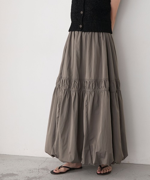 【forksy.】ティアードバルーンスカート