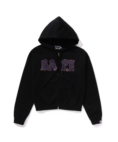 A BATHING APE ライトストーン付きパーカー A BATHING APE ライトストーン パーカー ピンクカモ（初期 A