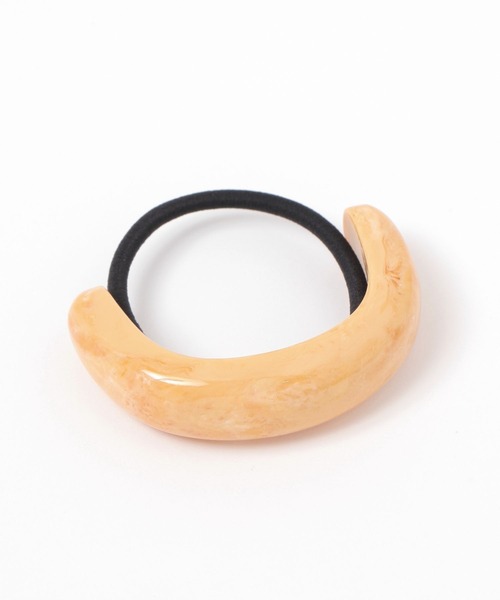 BARNYARDSTORM（バンヤードストーム）の「BARNYARDSTORM / カーブマーブルヘアゴム（ヘアゴム・レディース・ベージュ/ライトグリーン・FREE）」の11枚目の写真