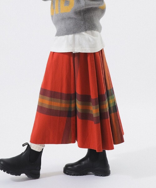 セール】ビッグ タータン スカート（スカート）｜BEAMS BOY（ビームス
