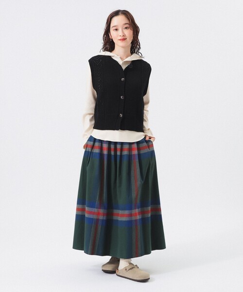 セール】ビッグ タータン スカート（スカート）｜BEAMS BOY（ビームス