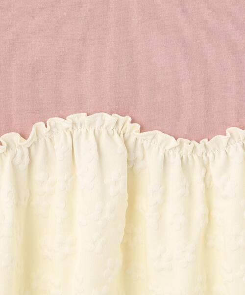 SHOO・LA・RUE（シューラルー）の「【100-120cm】フラワージャガードドッキングワンピース（ワンピース・キッズ・アイボリー系4/ピンク系9・10/12/11）」の8枚目の写真