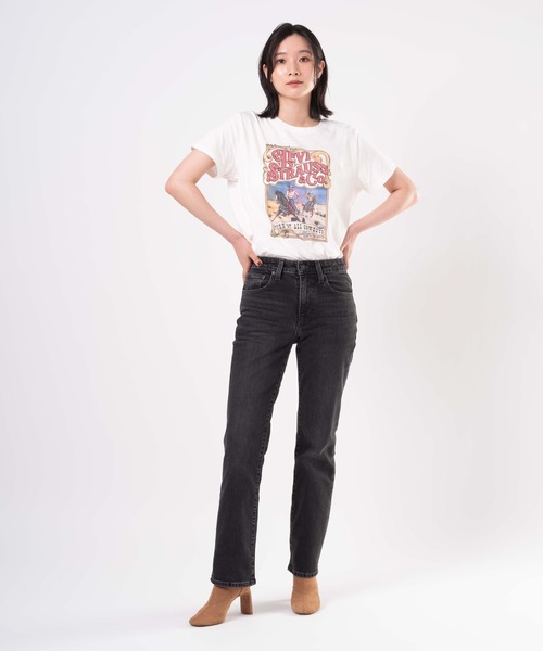 Levi's（リーバイス）の「Levi's/リーバイス GRAPHIC ボックスTシャツ（Tシャツ/カットソー・レディース・ホワイト・XS/S/M）」の8枚目の写真