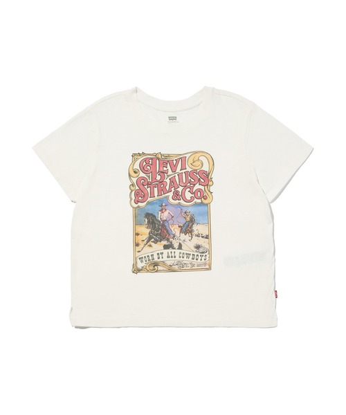 Levi's（リーバイス）の「Levi's/リーバイス GRAPHIC ボックスTシャツ（Tシャツ/カットソー・レディース・ホワイト・XS/S/M）」の11枚目の写真