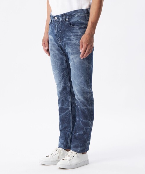 EPOCA UOMO（エポカウォモ）の「リンクルストレッチデニムパンツ（デニムパンツ・メンズ・ブルー系その他7/グレー・46/48）」の6枚目の写真