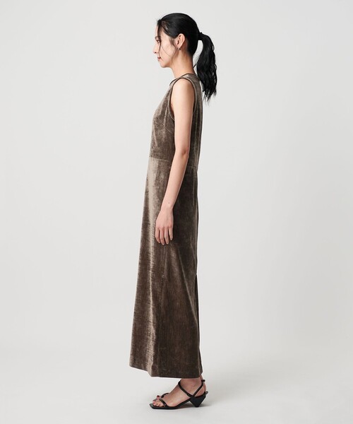 BEAUTY&YOUTH UNITED ARROWS（ビューティーアンドユースユナイテッドアローズ）の「ポリエステルブレンド モールタイトワンピース（ワンピース・レディース・グレー系/ダークブラウン・M/S）」の14枚目の写真