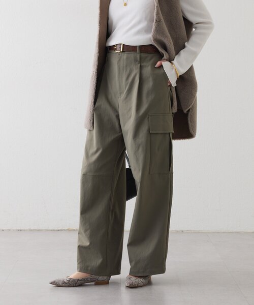 RIVE DROITE（リヴドロワ）の「【モードな印象】ダブルループカーゴパンツ（カーゴパンツ・レディース・ベージュ/ブラウン/カーキ・38/36）」の14枚目の写真