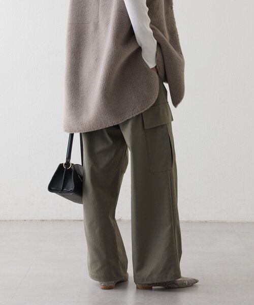 RIVE DROITE（リヴドロワ）の「【モードな印象】ダブルループカーゴパンツ（カーゴパンツ・レディース・ベージュ/ブラウン/カーキ・38/36）」の12枚目の写真