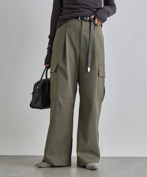 RIVE DROITE（リヴドロワ）の「【モードな印象】ダブルループカーゴパンツ（カーゴパンツ・レディース・ベージュ/ブラウン/カーキ・38/36）」の7枚目の写真