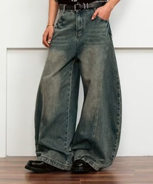 CALIFORNIA OUTFITTERS（カリフォルニア アウトフィッターズ）の「7E8 ヴィンテージ風 ウォッシュバレルレッグパンツ（デニムパンツ）」