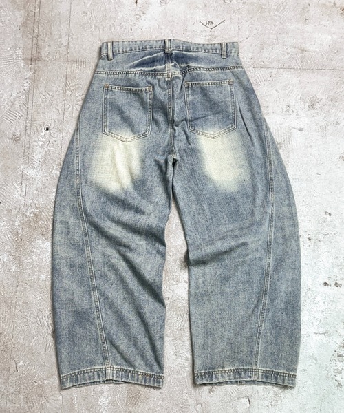 CALIFORNIA OUTFITTERS(カリフォルニア アウトフィッターズ)の「7E8 ヴィンテージ風 デニムバギーパンツ(デニムパンツ・メンズ・ブルー・S/M/L/XL)」の5枚目の写真