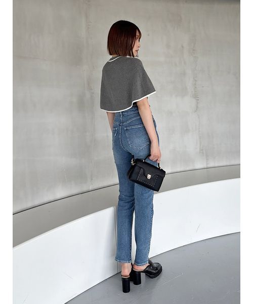 新品未使用　スナイデル　snidel 定価9240円　羊毛　完売色　グレー STYLEUPPANTS】ハイウエストストレート（その他パンツ）｜SNIDEL