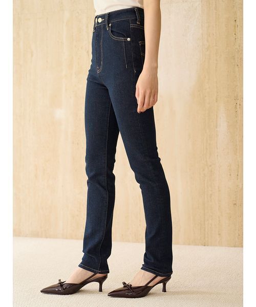 SNIDEL(スナイデル)の「【STYLEUPPANTS】ハイウエストストレート(その他パンツ・レディース・インディゴブルー/ブラウン/ブルー/ブラック・0/1/2)」の13枚目の写真