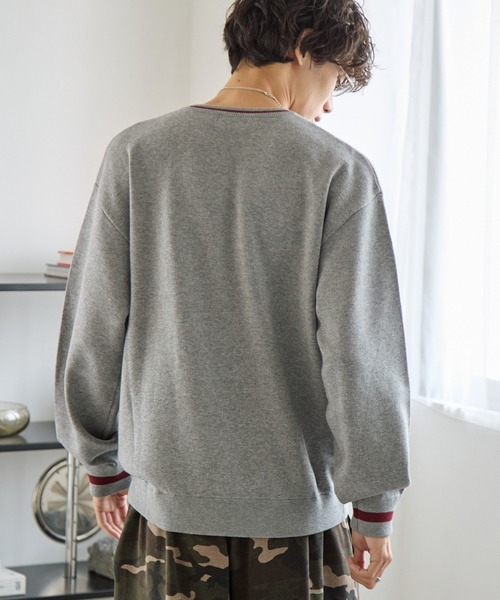 PBLIM（ページボーイリム）の「《UNISEX》ダンシングニット（ニット/セーター・レディース・グレー/ネイビー・FREE）」の20枚目の写真