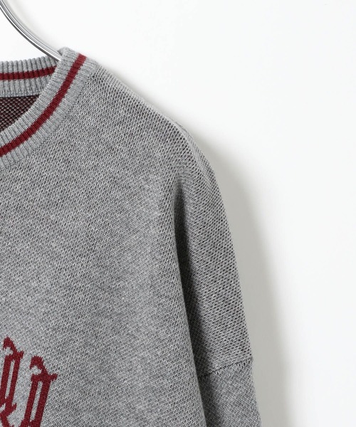 PBLIM（ページボーイリム）の「《UNISEX》ダンシングニット（ニット/セーター・レディース・グレー/ネイビー・FREE）」の5枚目の写真