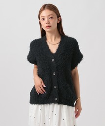BAYFLOW | [ロングシーズン活躍]シャギーニットベストカーディガン(ベスト)