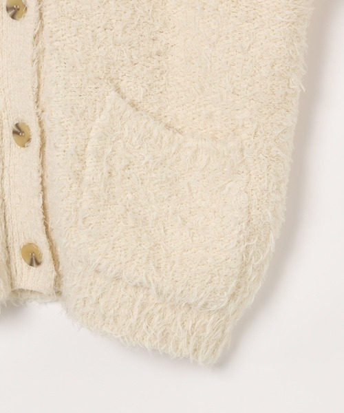 BAYFLOW（ベイフロー）の「[ロングシーズン活躍]シャギーニットベストカーディガン（ベスト・レディース・オフホワイト/グレー/ブラック・FREE）」の7枚目の写真