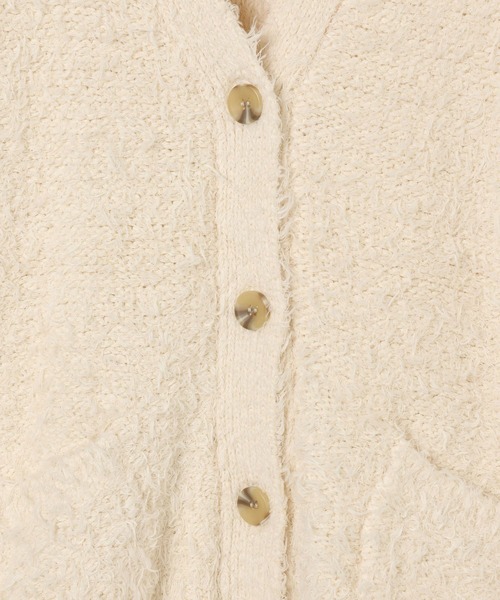 BAYFLOW（ベイフロー）の「[ロングシーズン活躍]シャギーニットベストカーディガン（ベスト・レディース・オフホワイト/グレー/ブラック・FREE）」の10枚目の写真