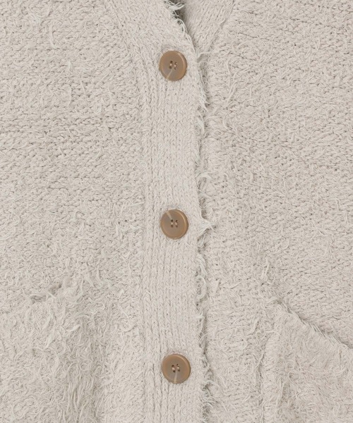 BAYFLOW（ベイフロー）の「[ロングシーズン活躍]シャギーニットベストカーディガン（ベスト・レディース・オフホワイト/グレー/ブラック・FREE）」の11枚目の写真