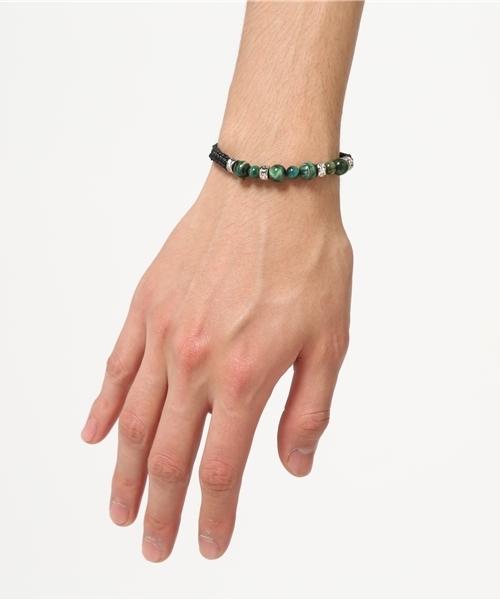 チャイハネ（チャイハネ）の「【チャイハネ】タイガーアイ ビマーブレスレット（ブレスレット・メンズ・ピンク/グリーン/グレー/ブラウン/ダークブルー・FREE）」の13枚目の写真