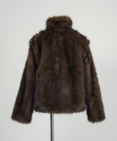 Killin' me good - 2wayスタンドカラーファーコート made in INTER