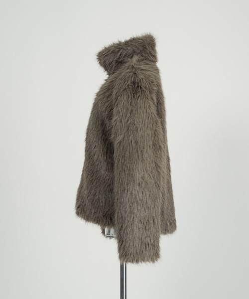 Killin' me good - 2wayスタンドカラーファーコート made in INTER