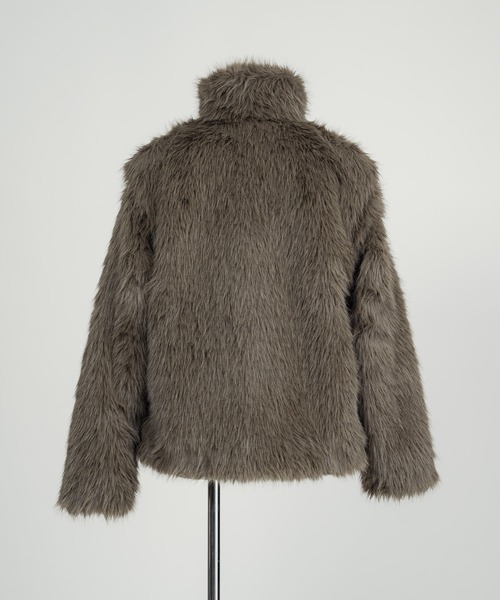 KMG 2wayスタンドカラーファーコート killin' me good Killin' me good - 2wayスタンドカラーファーコート made in INTER