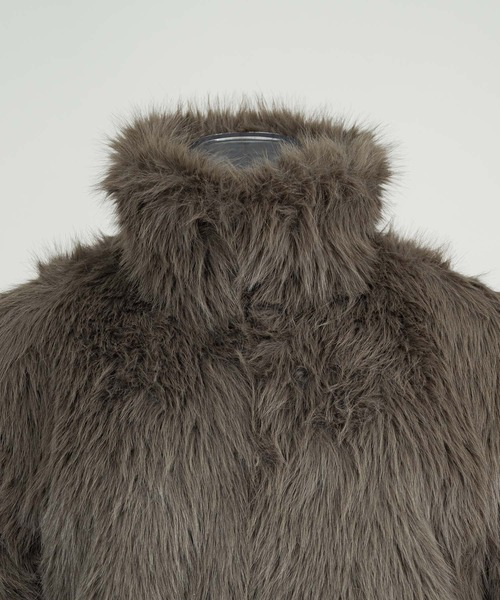 Killin' me good - 2wayスタンドカラーファーコート made in INTER