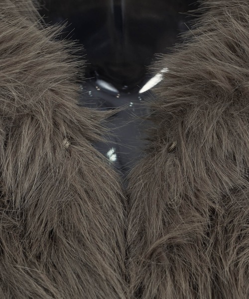 Killin' me good - 2wayスタンドカラーファーコート made in INTER