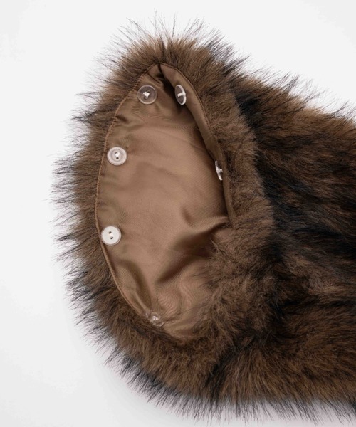 Killin' me good - 2wayスタンドカラーファーコート made in INTER