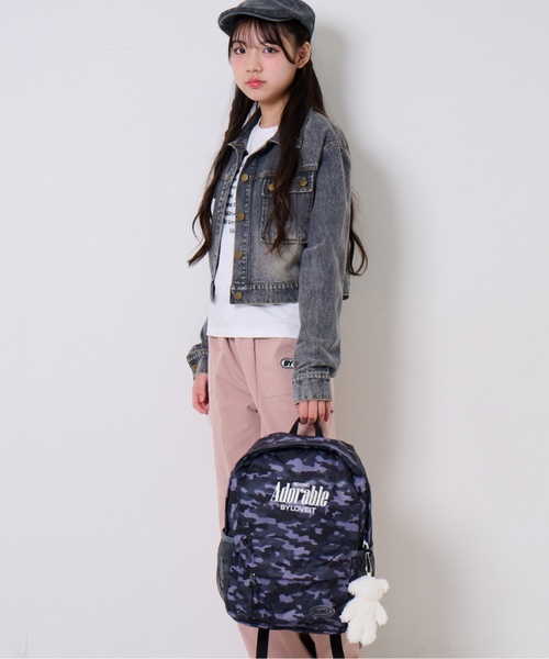 by LOVEiT（バイラビット）の「クマつきリュック（バックパック/リュック・キッズ・グレー/ベージュ・F）」の2枚目の写真