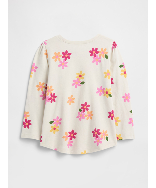 GAP（ギャップ）の「babyGap パフスリーブ クルーネックTシャツ（Tシャツ/カットソー・キッズ・ピンク/ベージュ/パープル・80ｃｍ/90cm/95cm/100cm/105cm/110cm）」の5枚目の写真