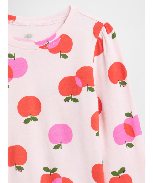 GAP（ギャップ）の「babyGap パフスリーブ クルーネックTシャツ（Tシャツ/カットソー・キッズ・ピンク/ベージュ/パープル・80ｃｍ/90cm/95cm/100cm/105cm/110cm）」の7枚目の写真