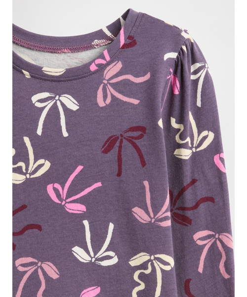 GAP（ギャップ）の「babyGap パフスリーブ クルーネックTシャツ（Tシャツ/カットソー・キッズ・ピンク/ベージュ/パープル・80ｃｍ/90cm/95cm/100cm/105cm/110cm）」の9枚目の写真