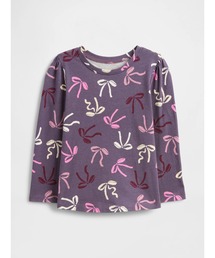 GAP | babyGap パフスリーブ クルーネックTシャツ(Tシャツ/カットソー)