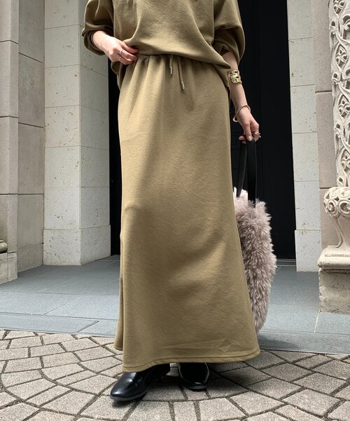 ドゥドゥ　セットアップドロストスカート新品未使用 DouDou（ドゥドゥ） スカート セットアップドロストスカート