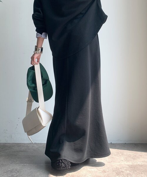 ドゥドゥ　セットアップドロストスカート新品未使用 セール】セットアップドロストスカート（スカート）｜DouDou（ドゥドゥ