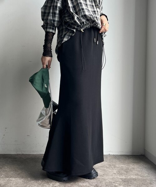 ドゥドゥ　セットアップドロストスカート新品未使用 セール】セットアップドロストスカート（スカート）｜DouDou（ドゥドゥ